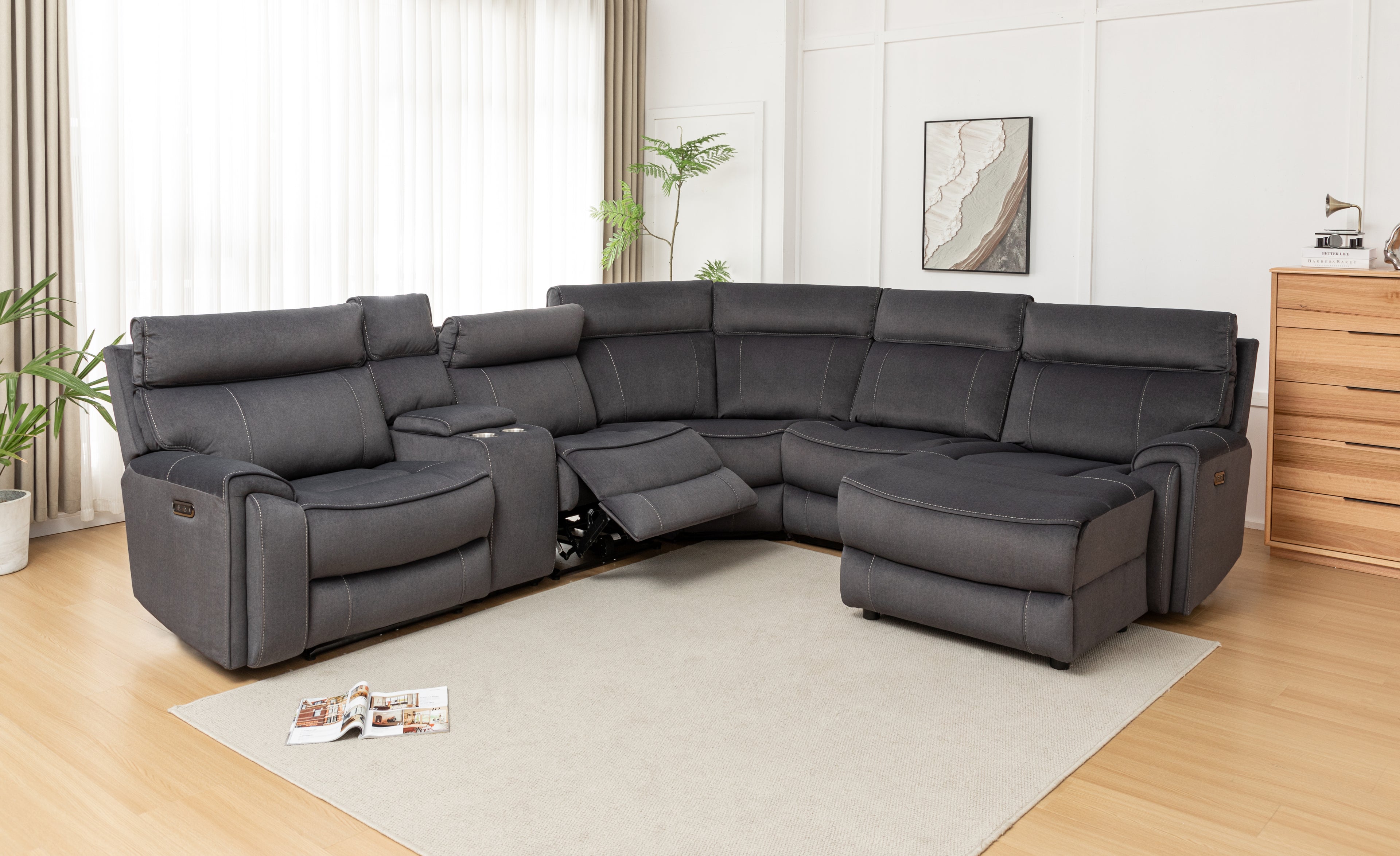 Dynasty Large Corner With Chaise