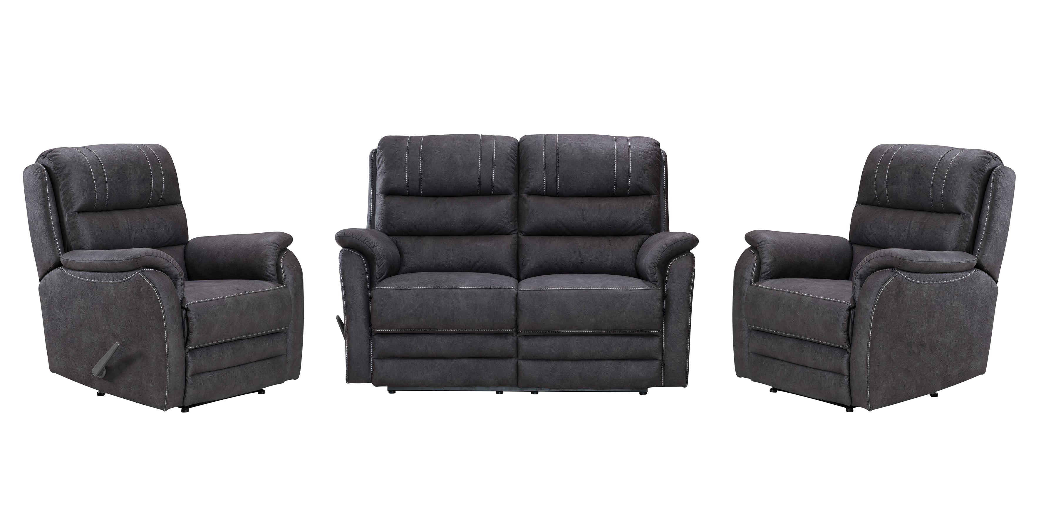 Terence 2 Seater Inc.2 End Recliners