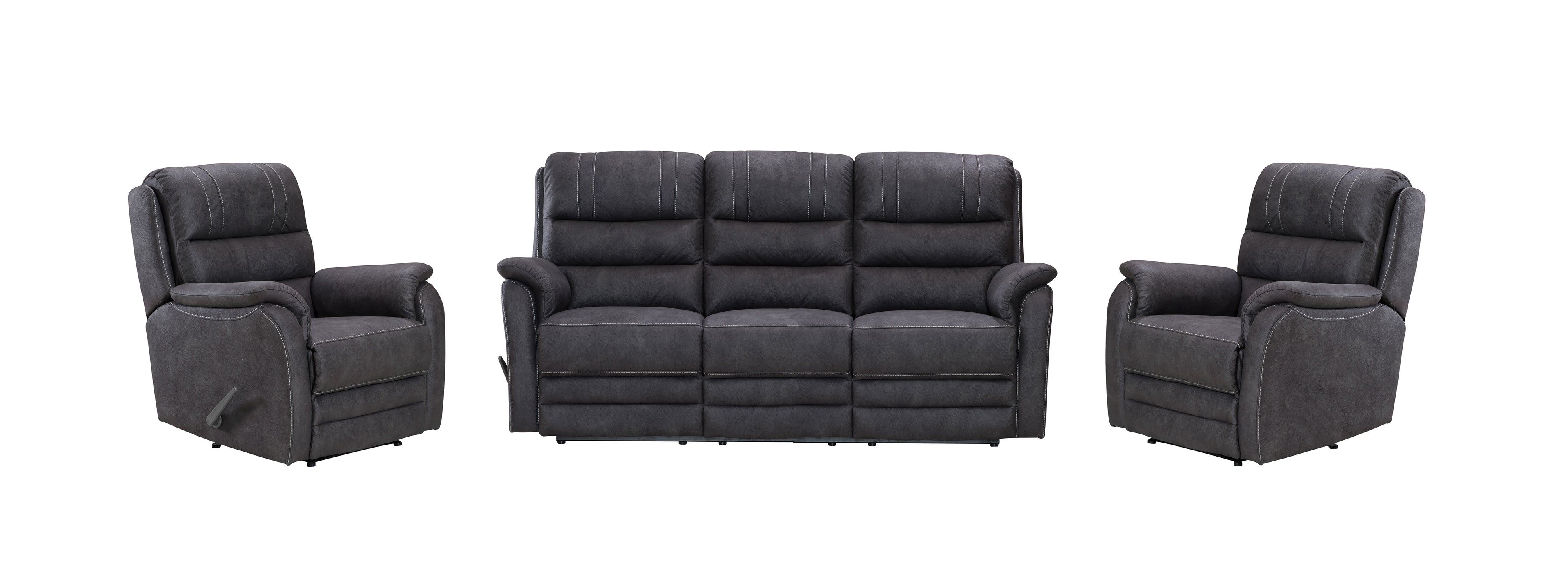 Terence 3 Seater Inc.2 End Recliners
